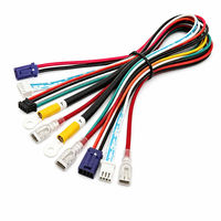 Faisceau de câblage pré-assemblé multi-branche avec connecteur multipol et borne à fourche pour applications industrielles et automobiles