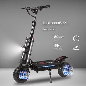 <span class=keywords><strong>Scooter</strong></span> Eléctrico Todoterreno JLM X10 de 6000W con Doble Motor, Aleación de Aluminio, Batería de Litio de 60V, Plegable, 200kg, Venta Directa de Fábrica - Product Image 3