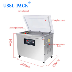 Máquina de Envasado al Vacío Vertical con 500 Barras de Sellado Dobles Uniloculares y Controles Digitales para la Conservación de Alimentos Instantáneos y Carnes a Granel - Product Image 4