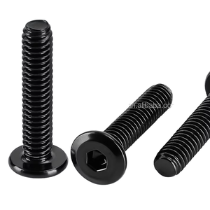 Boulon hexagonal en acier au carbone à tête plate de 5/16 à 18x4 pouces, norme ISO de qualité 8 DIN, système métrique inoxydable à filetage complet - Product Image 1