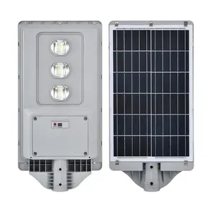 원격 제어 방수 IP65 100w 300w 태양 광 LED 가로등과 LED 야외 가로등 태양 전지 패널 주도