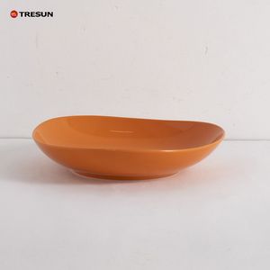 ชุดจานชามเซรามิกเคลือบสีส้มคุณภาพพรีเมียม ชุดอาหารค่ำ - Product Image 4