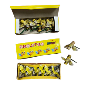 0439 Small Bumble Bee Firecrackers Flying Spinning Toy Fireworks Flying <strong>Novelty</strong> <strong>Cracker</strong> for New Year <strong>Christmas</strong> Festivals - Product Image 1