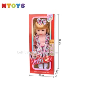 Bambola Realistica <span class=keywords><strong>Belinda</strong></span> 22'' per Bambini, Corpo Intero in Vinile, Bambola Reborn Morbida Fatta a Mano, Modello Neonato in Silicone, Giocattolo Morbido - Product Image 2
