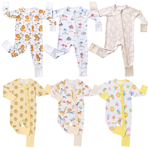 Neutre bébé fille été vêtements pour bébés 6-12 <span class=keywords><strong>mois</strong></span> bébé essentiel barboteuses fabricants de vêtements personnalisés - Product Image 1