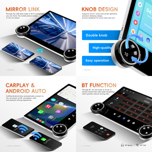 راديو سيارة Podofo Diamond 2K بنظام أندرويد وشاشة 12.5 بوصة، 2 Din، ذاكرة 4+64 جيجابايت/6+128 جيجابايت، بمقبض مزدوج، مشغل وسائط متعددة للسيارة يدعم Carplay وAndroid Auto ونظام تحديد المواقع العالمي GPS ومنفذ Type-C، تصميم حسب الطلب ODM - Product Image 2