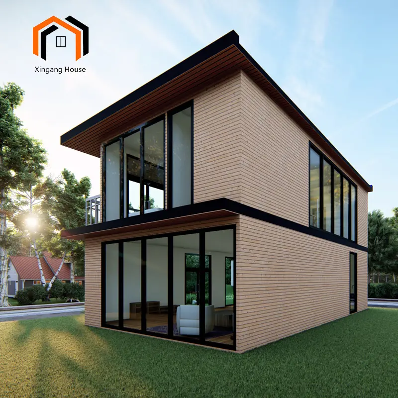 Desain Baru Rumah Mewah Kecil Rakitan Mudah Villa Prefab Terbaru
