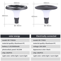 Lampe de jardin solaire étanche pour l'extérieur de la maison