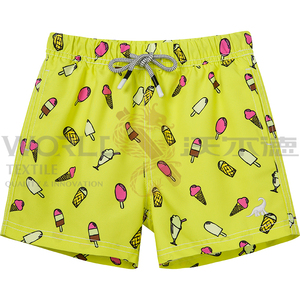 La fabbrica fornisce direttamente pantaloncini da bagno personalizzati con stampa a foglia di fiore con prezzo - Product Image 4