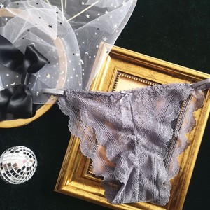 Culottes string sexy en dentelle à taille basse semi-couvrante pour femmes, style européen et américain, ajustables, chaudes et séduisantes. - Product Image 4
