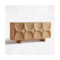 Meuble de rangement pour chaussures de style médiéval en bois de frêne blanc, mobile, pour salon et entrée, avec design intégré en bois massif