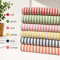 Nappe Moderne Rayée Faite à la Main en Lin Imperméable et Lavable pour Mariages, Fêtes, Maison et Extérieur