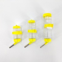 Distributeur d'eau en plastique écologique de 80ml 125ml 250ml 300ml 500ml pour hamster ou lapin