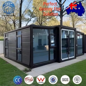 Maison conteneur extensible de 40 pieds alimentée à l'énergie <span class=keywords><strong>solaire</strong></span> en Australie, villa modulaire portable à 3 chambres - Product Image 1