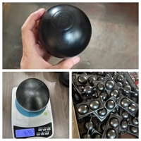 Esferas de Sombra Huecas de HDPE de 4 Pulgadas Resistentes a los Rayos UV, 100 mm, Negras, para Prevenir la Evaporación del Agua