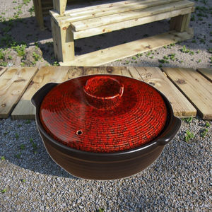 Haute valeur nouvelle casserole ragoût Style chinois Induction de gaz prêt résistant aux hautes températures couvercle en céramique soupe 24cm diamètre - Product Image 5