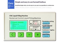 Machine de remplissage et de distribution de liquides semi-automatique CNC pour petites quantités, idéale pour les spiritueux, le lait, la sauce soja, la mise en conserve - Prix de gros