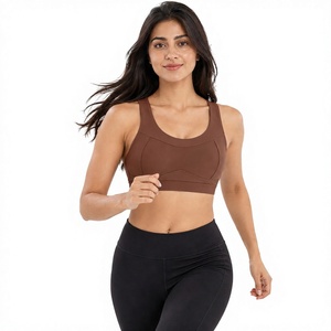 Sujetador deportivo de alto soporte para mujer, ideal para yoga y fitness, transpirable, conjunto de sujetador deportivo para gimnasio, venta al por mayor. - Product Image 1