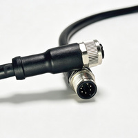 Câble de signal multicanal M12 à 6 broches, module IO distribué, câble de concentrateur de capteurs industriels, câble personnalisé étanche