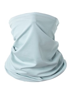 En gros Cache-cou tubulaire rafraîchissant en microfibre de polyester, élastique, noir uni, sans couture, personnalisable, type bandana - Product Image 2