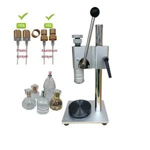 XS01 13mm to 20mm Aluminium Plastic Pump Handle automatic Packing Essential Oil Bottle Tool Perfume Crimping Machine