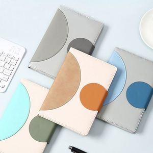 Custom Logo Business <b>Notepad</b> for School Students Color Cute PU Leather <b>A5</b> Diary Notebook - Product Image 6