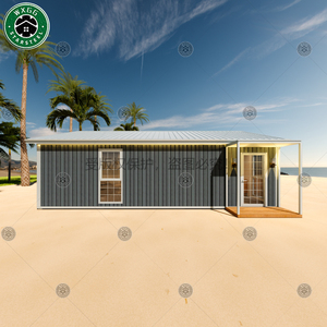 Casa Prefabricada Modular Resistente de Acero Ligero con Techo a Dos Aguas, Tamaño Personalizable, Terraza Opcional para Aplicaciones en Múltiples Escenarios - Product Image 5