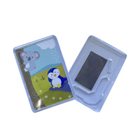 Acrylique Rectangle Transparent Réfrigérateur Aimant Cadre Photo Matériel pour Bricolage