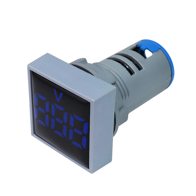 VaneAims AC Voltmeter 30-500V Digital Voltmeter Highlight Blue Voltage Analog Meter