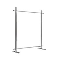 Portants à vêtements de haute qualité pour magasins, en métal et MDF, sur roulettes, pour vente en gros