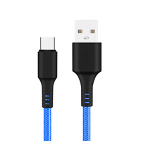 Chargeur rapide 3FT 2.1A Type c Tube Display Emballage Câble de chargeur de téléphone Vente en gros OEM Tube Display 3ft Tressé Usb Data Cable