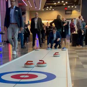 Pista de Curling Inflable para Interiores y Exteriores, Juego de Curling, Pista de Hielo Móvil, Tapete Deportivo para Eventos, Entrenamiento, Área de Juegos Interior - Product Image 6