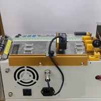 Servomoteur automatique pour ordinateur, couteau chaud et froid, étiquette tfeta, étiquette en satin, couteau droit, machine à découper ruban en tissu