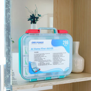 <span class=keywords><strong>Kit</strong></span> compacto de primeros auxilios para el hogar de 80 piezas | <span class=keywords><strong>Kit</strong></span> de emergencia para el hogar todo en uno con vendas, antiséptico para uso familiar, infantil y diario - Product Image 1