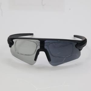 Lunettes de soleil sport KJ-1083P à verres photochromiques, monture noire, protection UV400, pour hommes, cyclisme en extérieur - Product Image 1