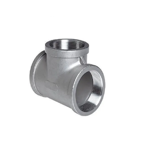 ASTM A315 Gr.CF8M RVS316 Gladde gereduceerde TEE pijpfitting Klasse 150 Maat 80MM*40MM OEM Aanpasbaar Hoge Kwaliteit - Product Image 3