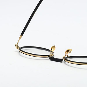Latest Custom Logo Optical <b>Eyeglasses</b> Round Fashion Blue Light Blocking Computer Glasses Titanium Optical - Product Image 3
