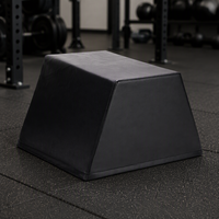 Banc de musculation pour fessiers en mousse haute densité et cuir PVC, 91x60x35.5cm, avec boîte de rangement souple pour la musculation