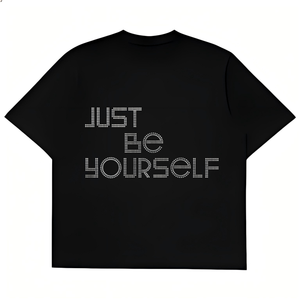 Trasferimento di Strass Personalizzato, Design 'Be Yourself' in Strass, Disegni Termoadesivi per Magliette - Product Image 5