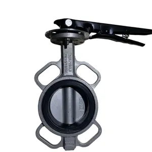 3 inch stainless steel 304 body disc seat EPDM wafer type butterfly valves pneumatic actuator butterfly valve