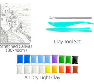 Kit de peinture <span class=keywords><strong>en</strong></span> <span class=keywords><strong>argile</strong></span> ultra-légère DIY, le <span class=keywords><strong>chat</strong></span> noir au fenêtre, ensemble d'art <span class=keywords><strong>en</strong></span> <span class=keywords><strong>argile</strong></span> 3D pour enfants et adultes, cadeau créatif fait main - Product Image 4