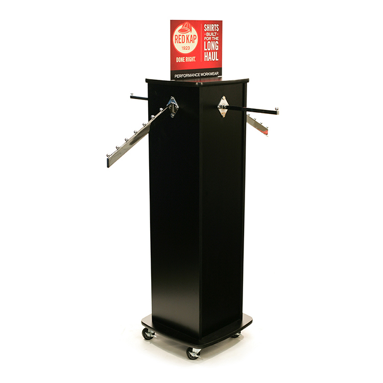 Custom Display Stand Outer Door Products Tower with Casters for Exclusive Agency — view 4