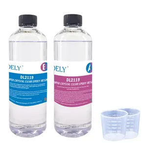 Popular Epoxy Resin Kit Anti-yellowing Resina Crystal Clear Epoxy Resin for Mold Filling