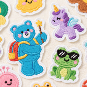 Parches de Fieltro No Tejido Bordados con Motivos de Puntos para Ropa Infantil, Termoadhesivos, para Sombreros y Textiles del Hogar, Marca Findle - Product Image 6