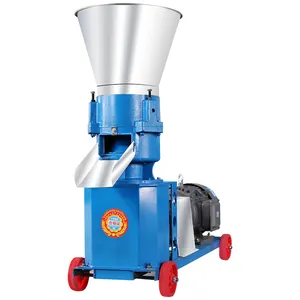 Diesel Engine Pellet Machine Pellet Mill Granulator Animal Four Rollers Feed Processing Machines