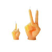 2022 DIY 3D handgemachte duftende Silikon hand geformte Mittelfinger Kerze
