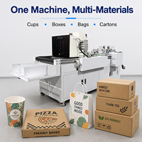 Printer Inkjet Pigmen Otomatis Single Pass SCX Fi-1000 Hp975 Hp452 untuk Tas Kertas, Cangkir Kopi, Serbet, Amplop