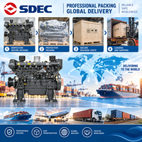 Moteur diesel auxiliaire pour navire SDEC SC25K570.15CF1 412 kW 1500 tr/min, 25,2 L, 6 cylindres, générateur marin, équipement d'alimentation électrique pour bateau