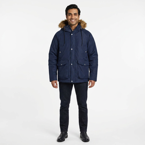 Achetez des parkas coupe-vent unisexes pour hommes, style ample, à capuche, avec logo personnalisé, de haute qualité, OEM ODM, légères - Product Image 1