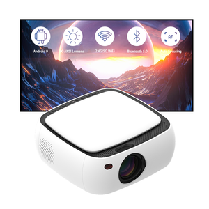 C300 ポータブルスマートミニプロジェクター 260 ANSIルーメン 4K解像度 Android 9 LED WiFi 2G ホームシアター ポケットプロジェクター バッテリー搭載 - Product Image 6